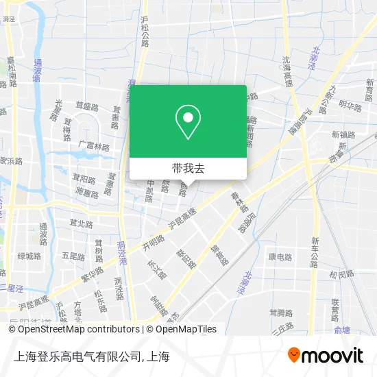 上海登乐高电气有限公司地图