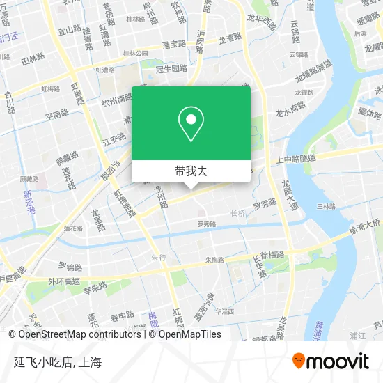 延飞小吃店地图