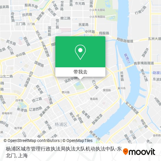 杨浦区城市管理行政执法局执法大队机动执法中队-东北门地图