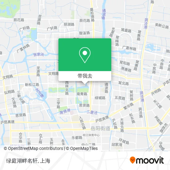 绿庭湖畔名轩地图