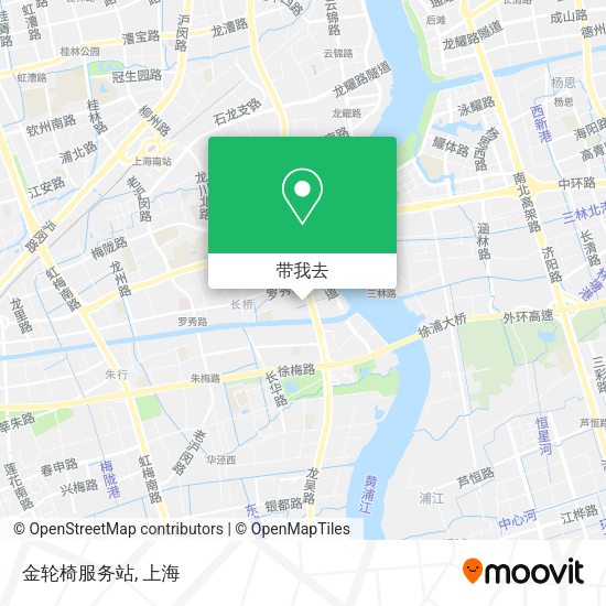 金轮椅服务站地图