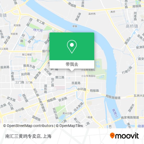 南汇三黄鸡专卖店地图