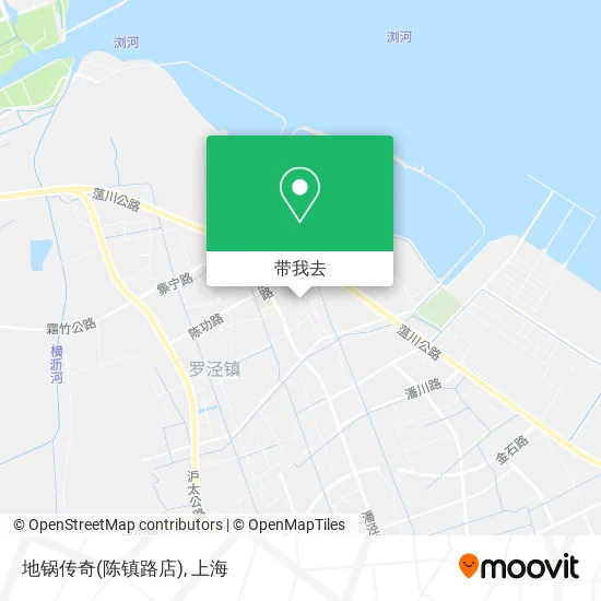地锅传奇(陈镇路店)地图