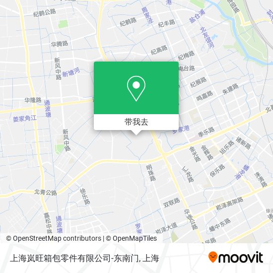上海岚旺箱包零件有限公司-东南门地图
