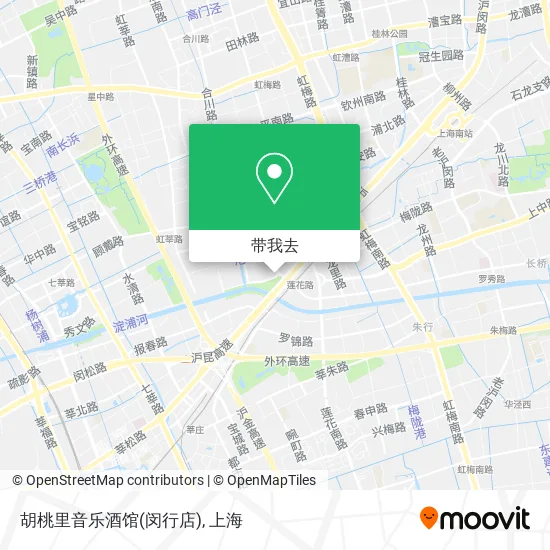 胡桃里音乐酒馆(闵行店)地图
