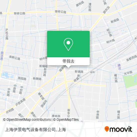 上海伊景电气设备有限公司地图