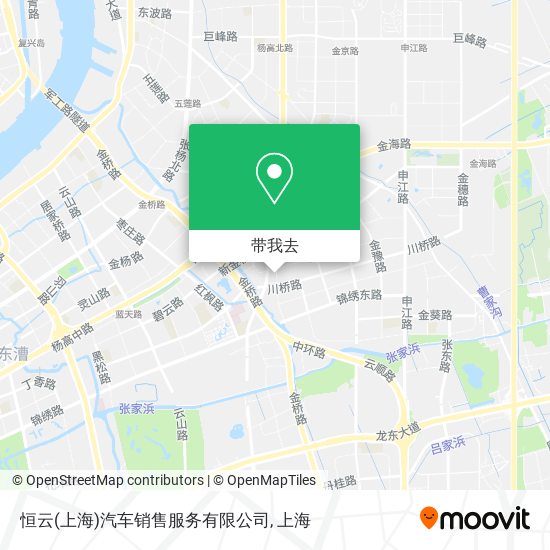 恒云(上海)汽车销售服务有限公司地图