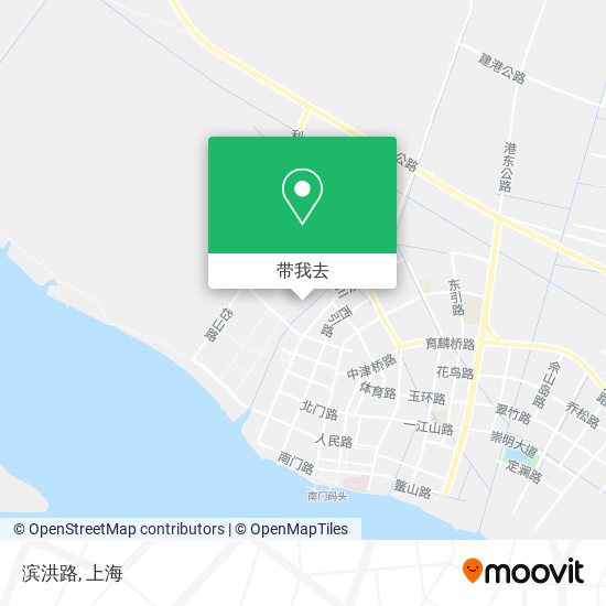 滨洪路地图