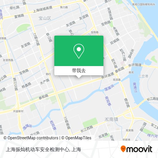 上海振灿机动车安全检测中心地图