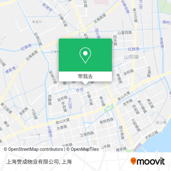 上海赞成物业有限公司地图