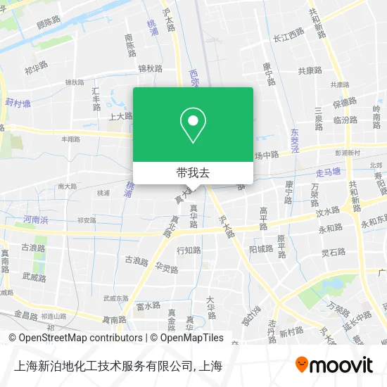 上海新泊地化工技术服务有限公司地图