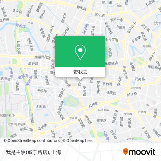 我是主饺(威宁路店)地图