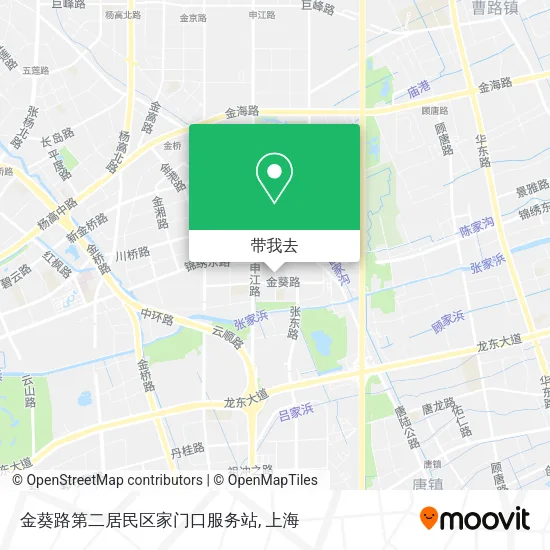 金葵路第二居民区家门口服务站地图