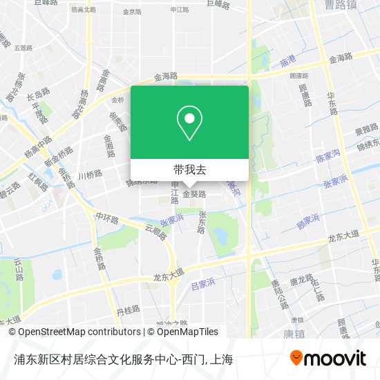 浦东新区村居综合文化服务中心-西门地图