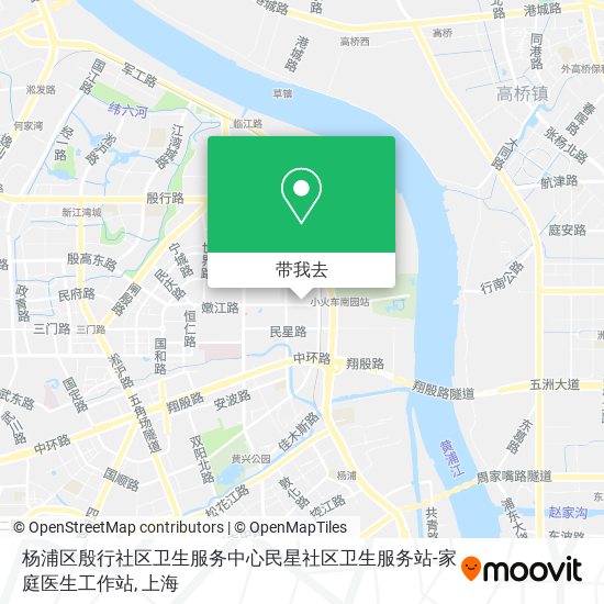 杨浦区殷行社区卫生服务中心民星社区卫生服务站-家庭医生工作站地图