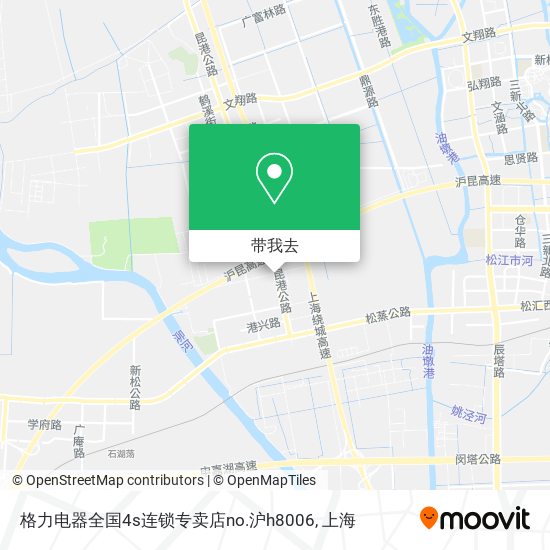 格力电器全国4s连锁专卖店no.沪h8006地图