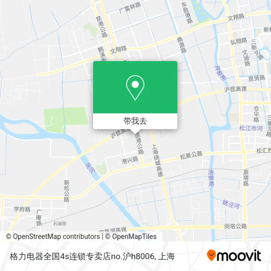 格力电器全国4s连锁专卖店no.沪h8006地图