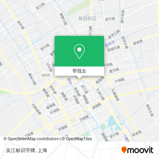 吴江标识字牌地图