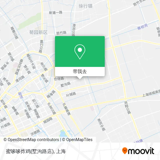 蜜哆哆炸鸡(墅沟路店)地图