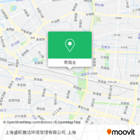 上海盛旺雅洁环境管理有限公司地图