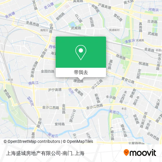 上海盛城房地产有限公司-南门地图