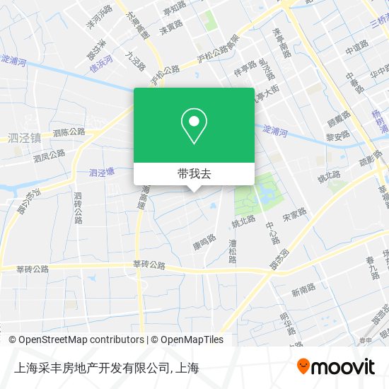 上海采丰房地产开发有限公司地图