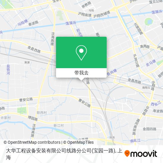 大华工程设备安装有限公司线路分公司(宝园一路)地图
