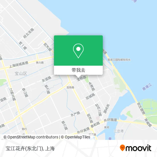 宝江花卉(东北门)地图