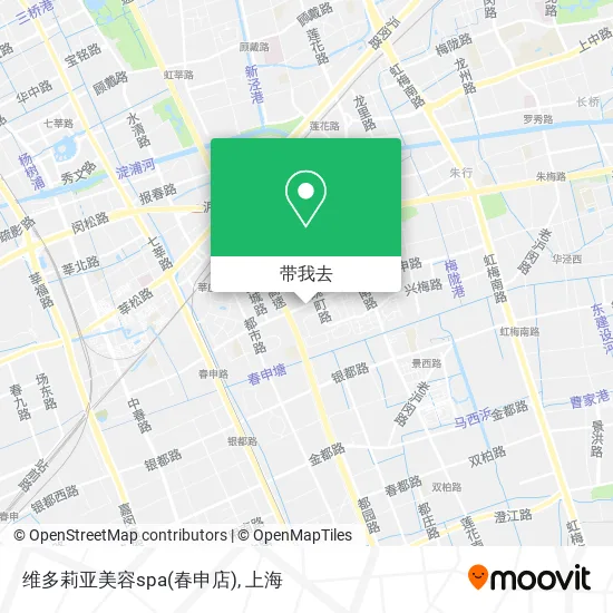 维多莉亚美容spa(春申店)地图