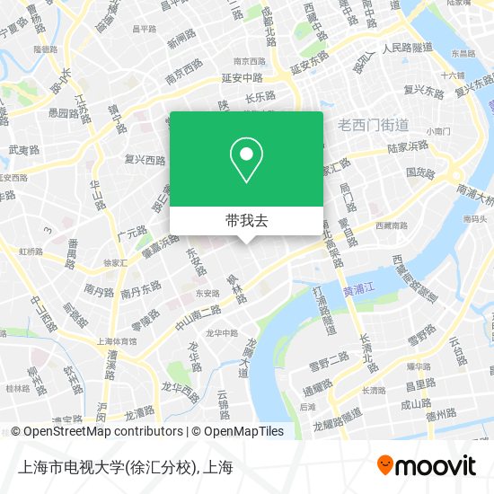 上海市电视大学(徐汇分校)地图