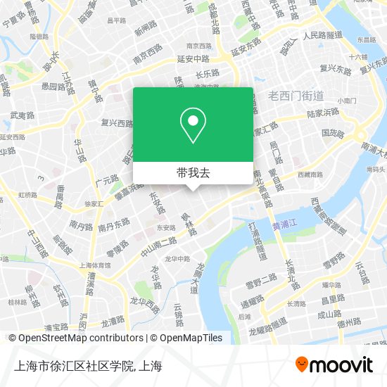 上海市徐汇区社区学院地图
