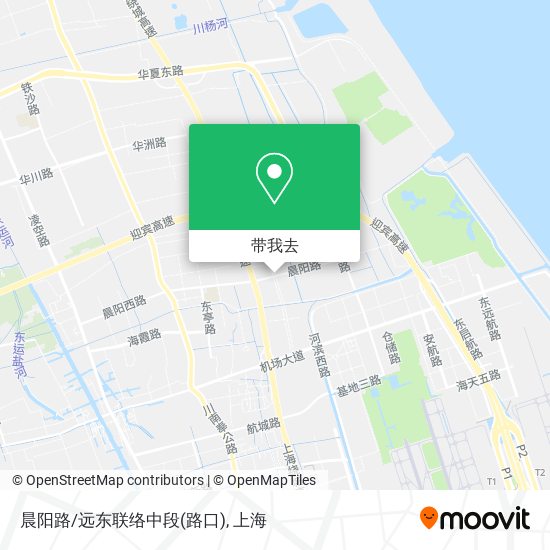 晨阳路/远东联络中段(路口)地图