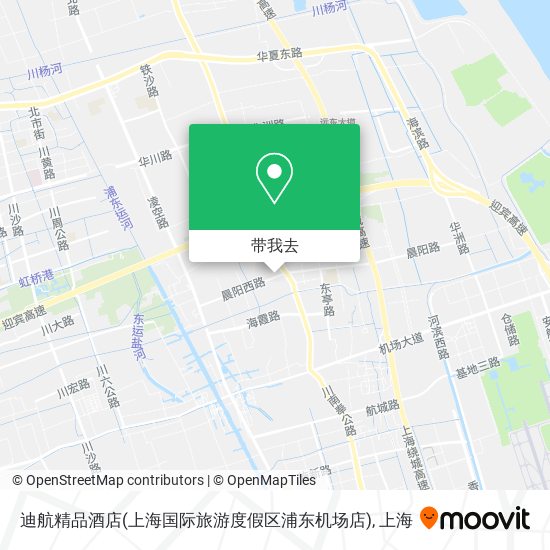 迪航精品酒店(上海国际旅游度假区浦东机场店)地图