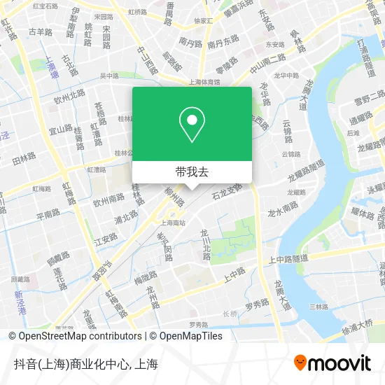 抖音(上海)商业化中心地图