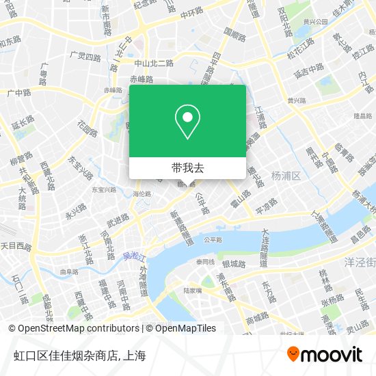 虹口区佳佳烟杂商店地图