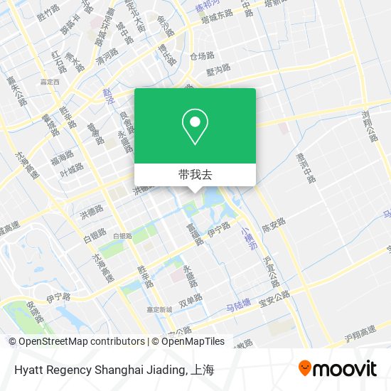 Hyatt Regency Shanghai Jiading地图