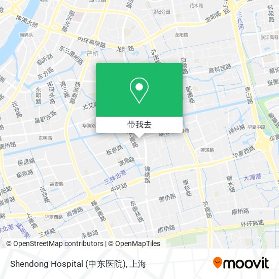 Shendong Hospital (申东医院)地图