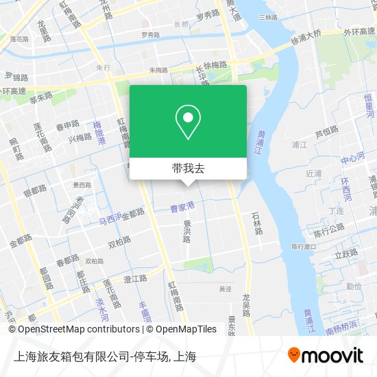 上海旅友箱包有限公司-停车场地图