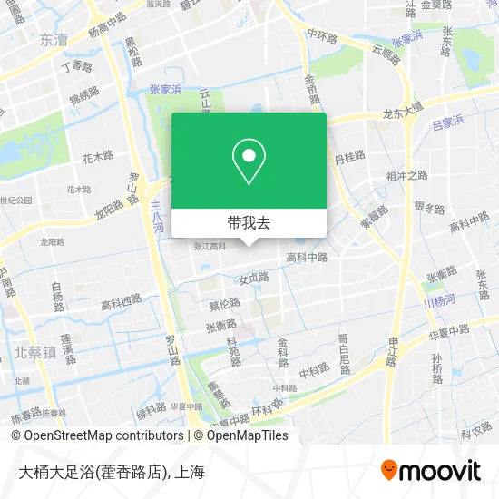 大桶大足浴(藿香路店)地图