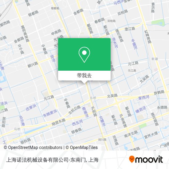 上海诺法机械设备有限公司-东南门地图