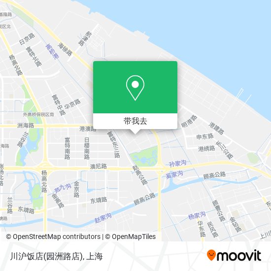 川沪饭店(园洲路店)地图