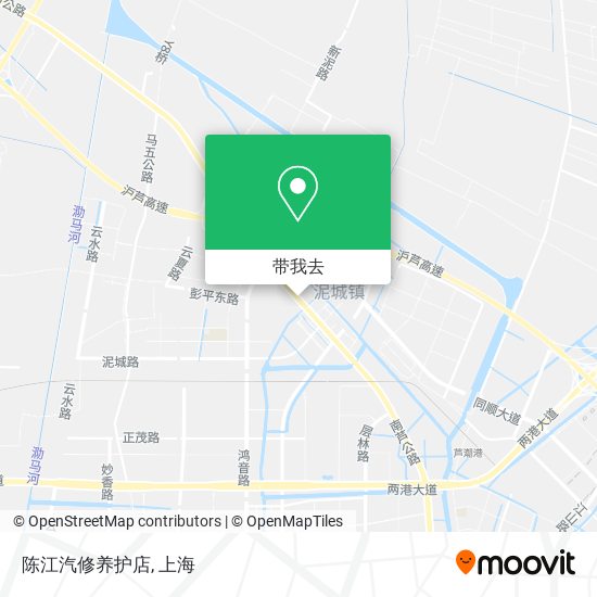 陈江汽修养护店地图
