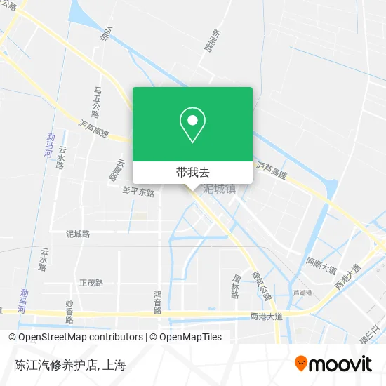 陈江汽修养护店地图