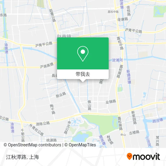 江秋潭路地图