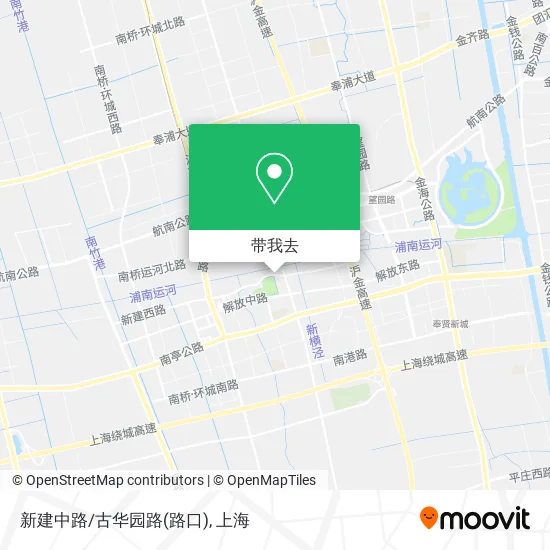 新建中路/古华园路(路口)地图