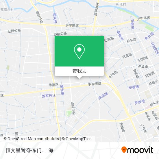 恒文星尚湾-东门地图