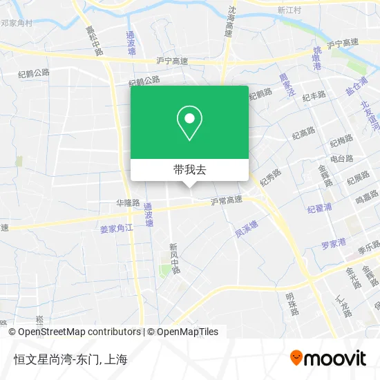 恒文星尚湾-东门地图