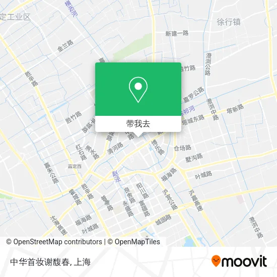 中华首妆谢馥春地图