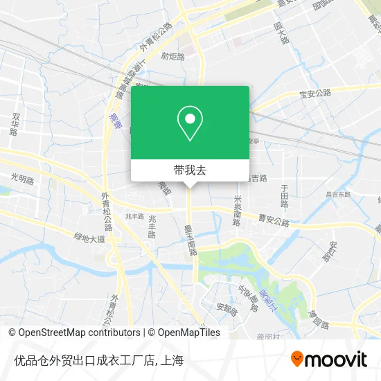 优品仓外贸出口成衣工厂店地图