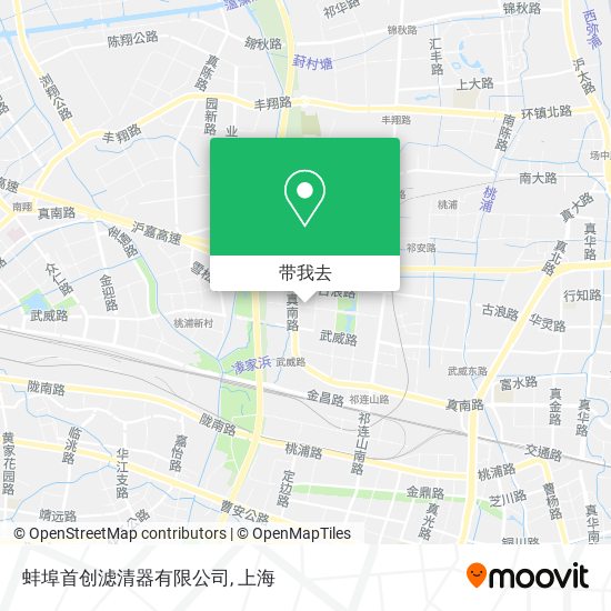 蚌埠首创滤清器有限公司地图